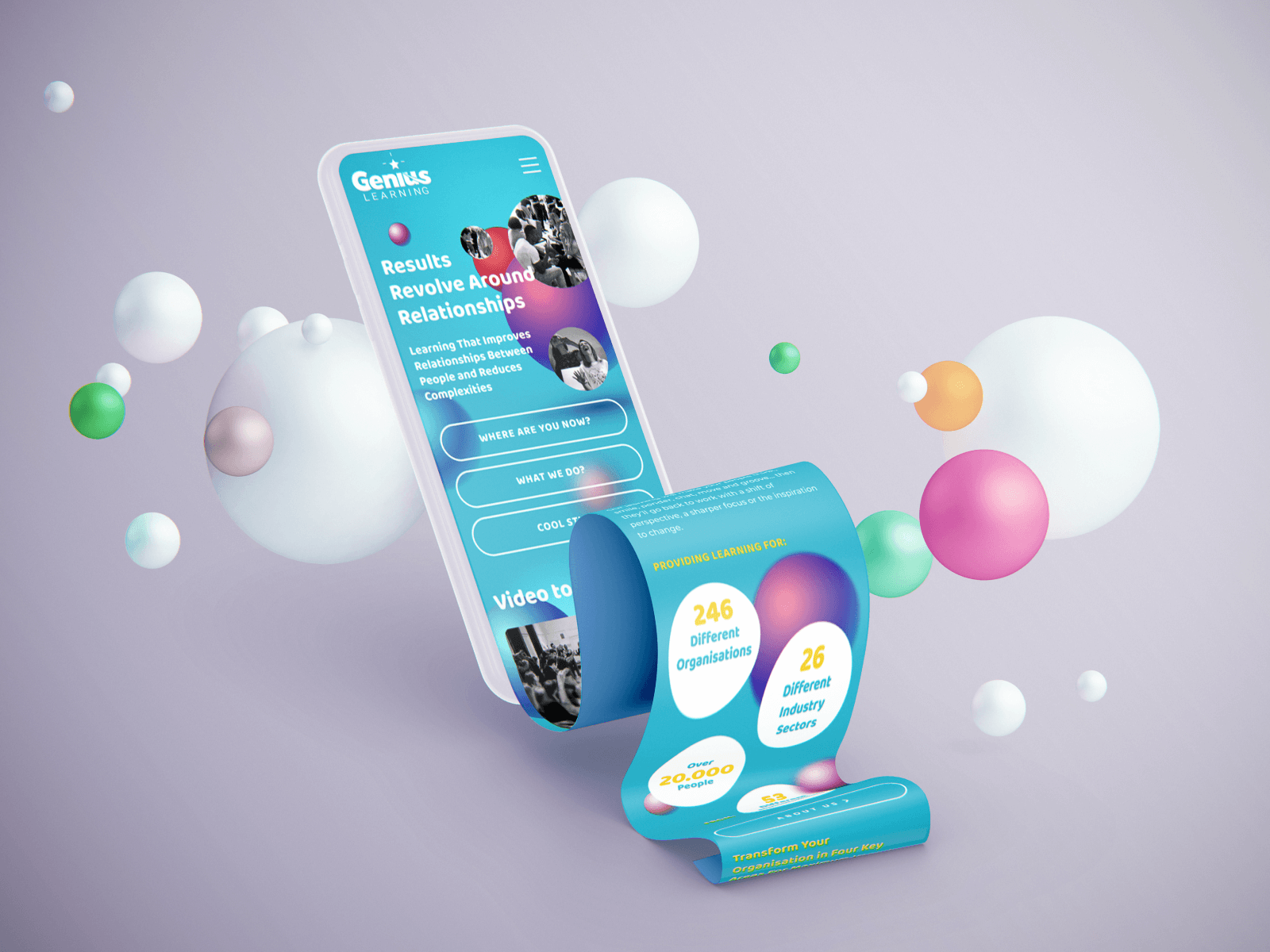 Genius Learning Web Page Design