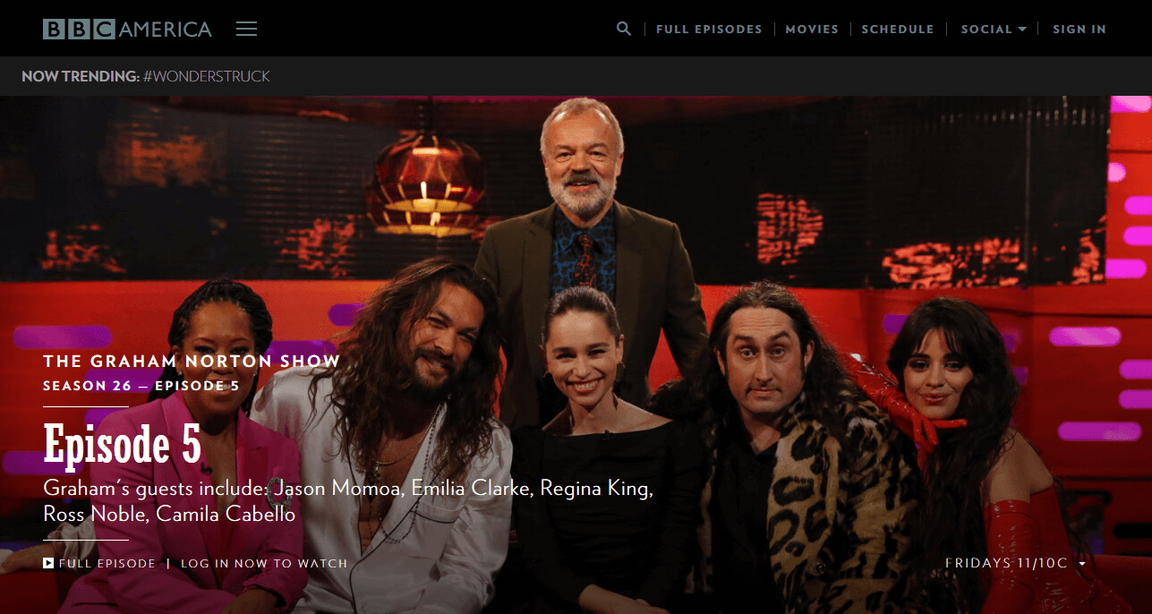 BBC America WordPress website