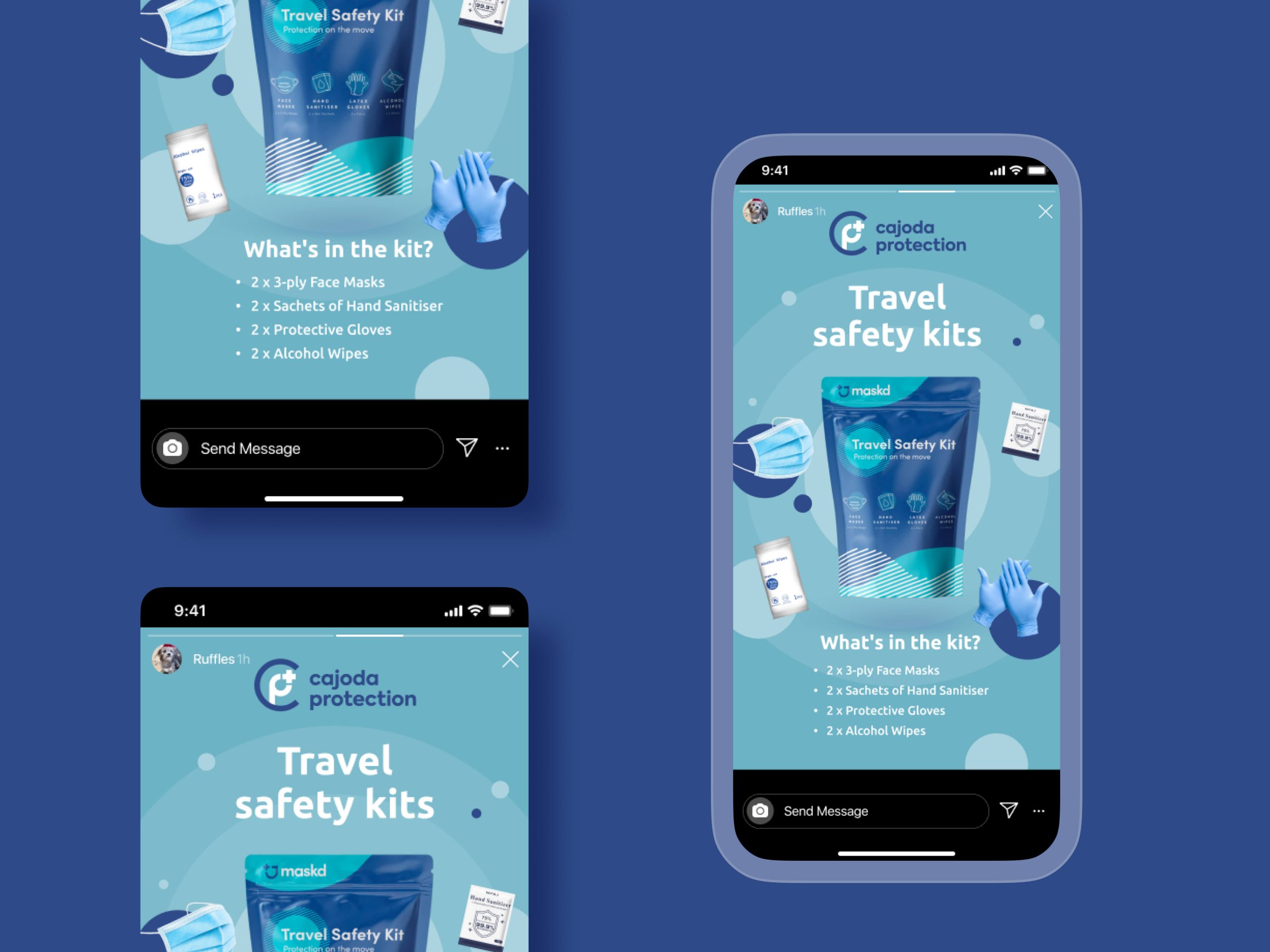 Cajoda Protection Instagram Story Ad Design