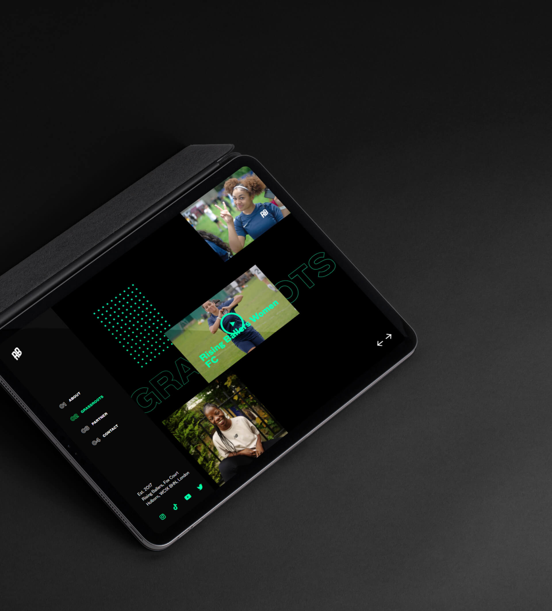 Landscape iPad Pro Space Gray with Cover Mockup 1 1