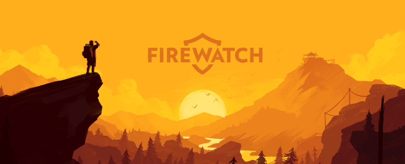 Website screenshot with the illustration of mountains and a hiker