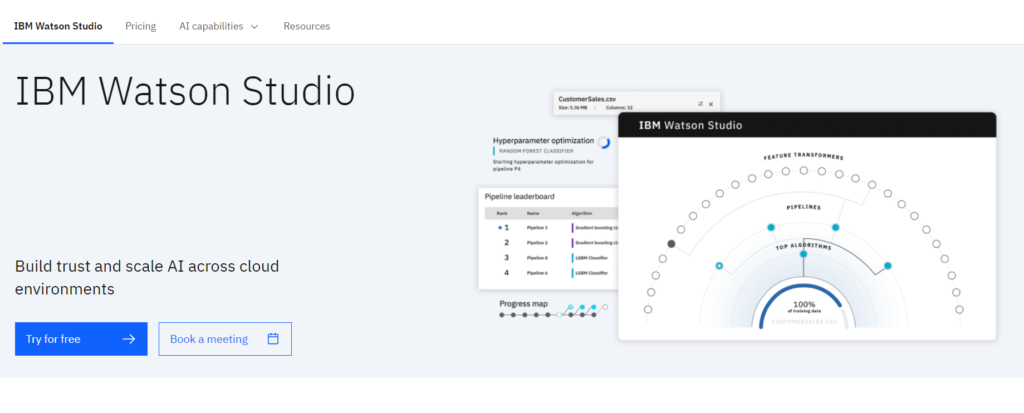 IBM Watson Studio for Predictive Analysis Artificial Intelligence