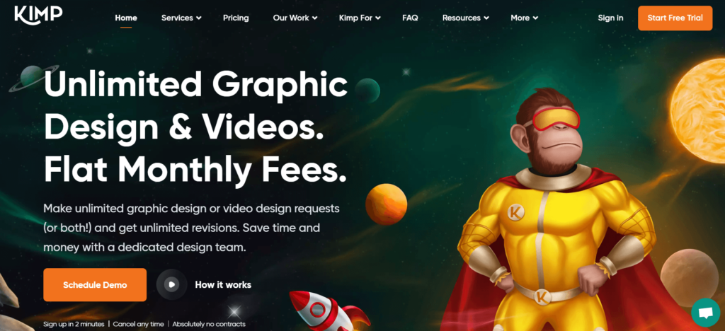 Kimp Design Subscription Agency