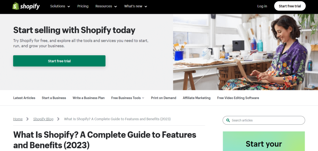 Shopify Website