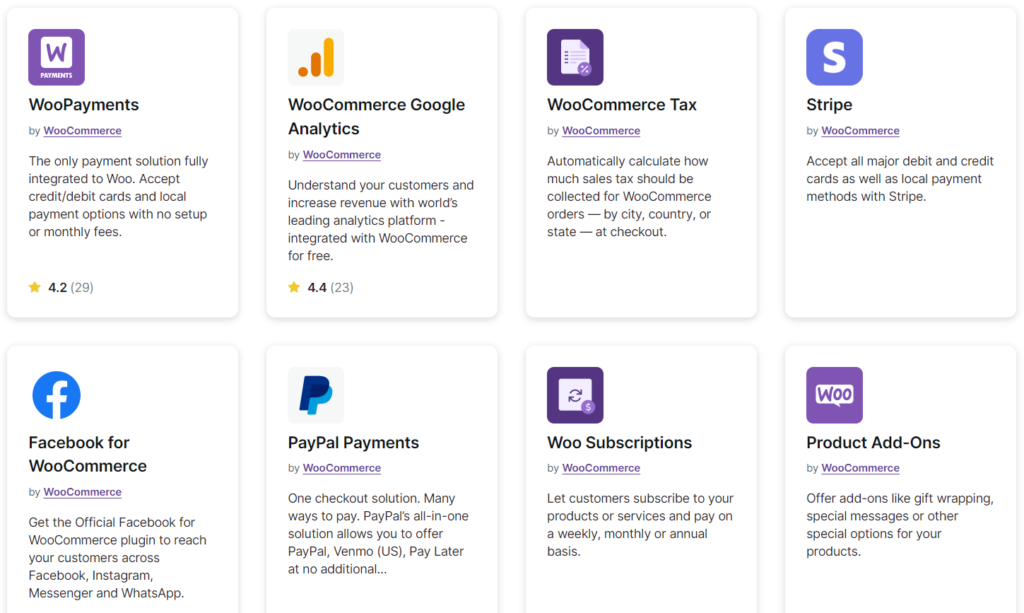 WooCommerce Extensions