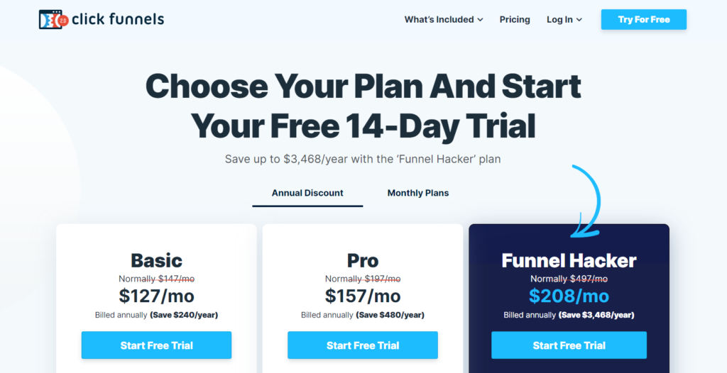 ClickFunnels Pricing