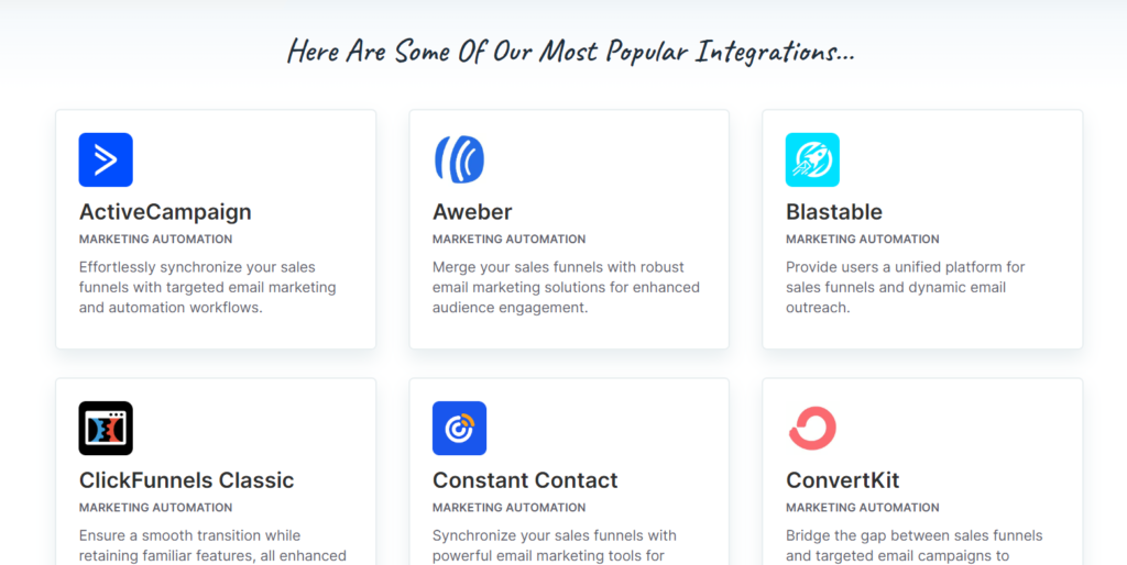 Clickfunnels Integrations