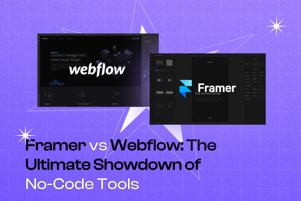Cover Photo Framer vs Webflow: The Ultimate Showdown of No-Code Tools