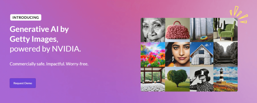 Generative AI by Getty Images Website