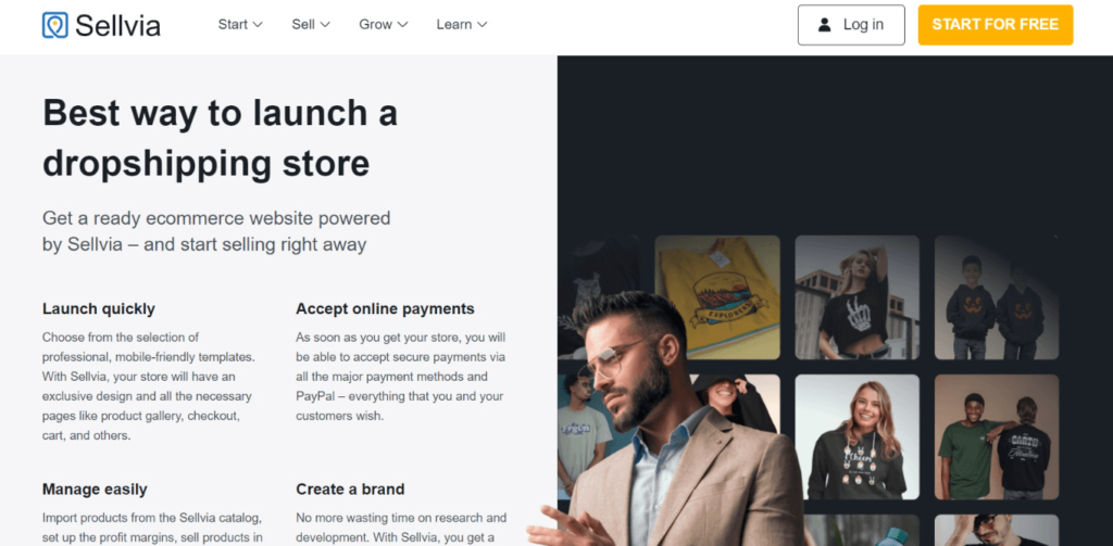 Sellvia Dropshipping Capabilities