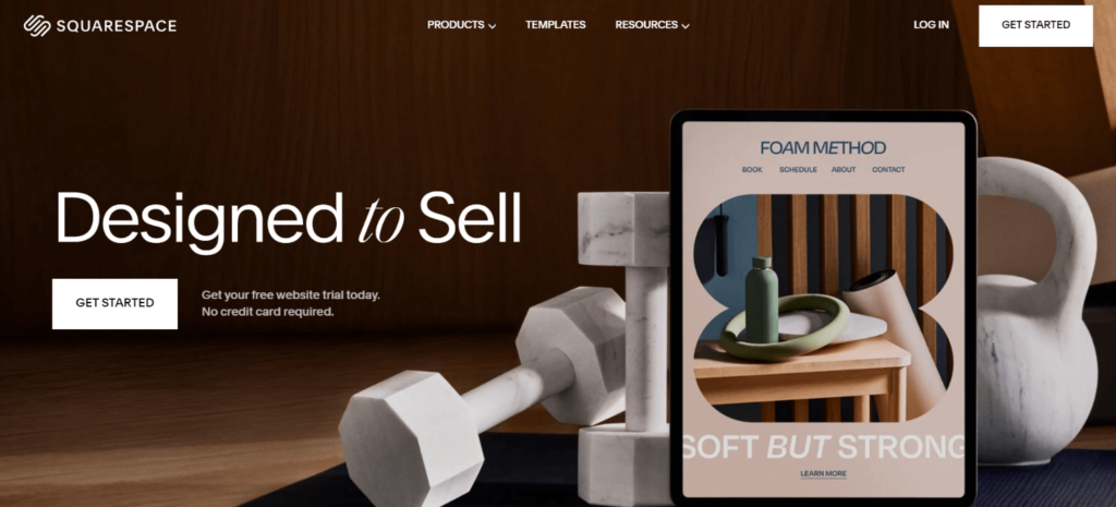 Squarespace website