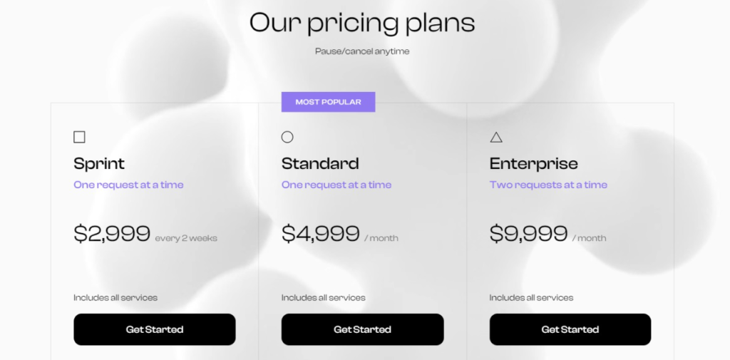 Passionate Agency's Pricing
