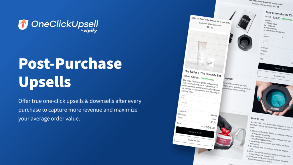 Shopify Plus One Click Upsell 
