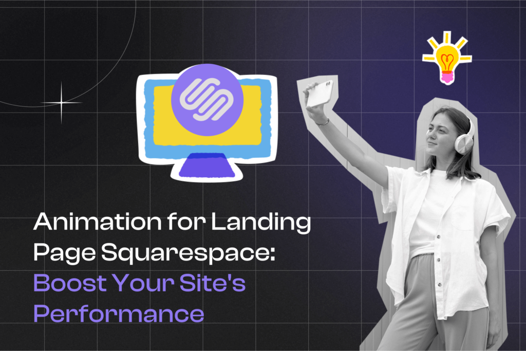 animation for landing page squarespace