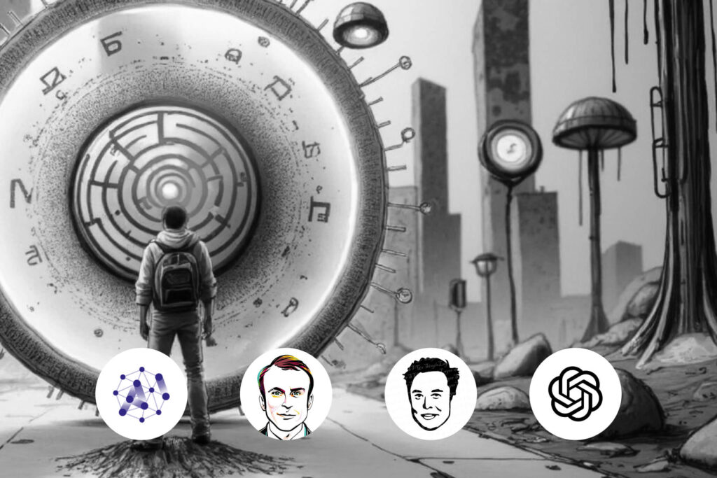 Weekly AI Updates featuring Elon Musk's OpenAI Takeover Bid, the Artificial Intelligence Action Summit in Paris, and Pres. Emmanuel Macron Cover Photo