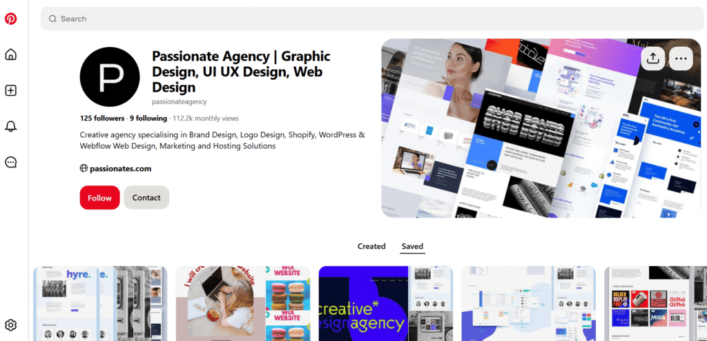 Passionate Agency Official Pinteres